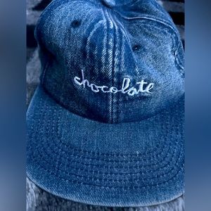 Chocolate Denim Flatbill Adjustable Hat